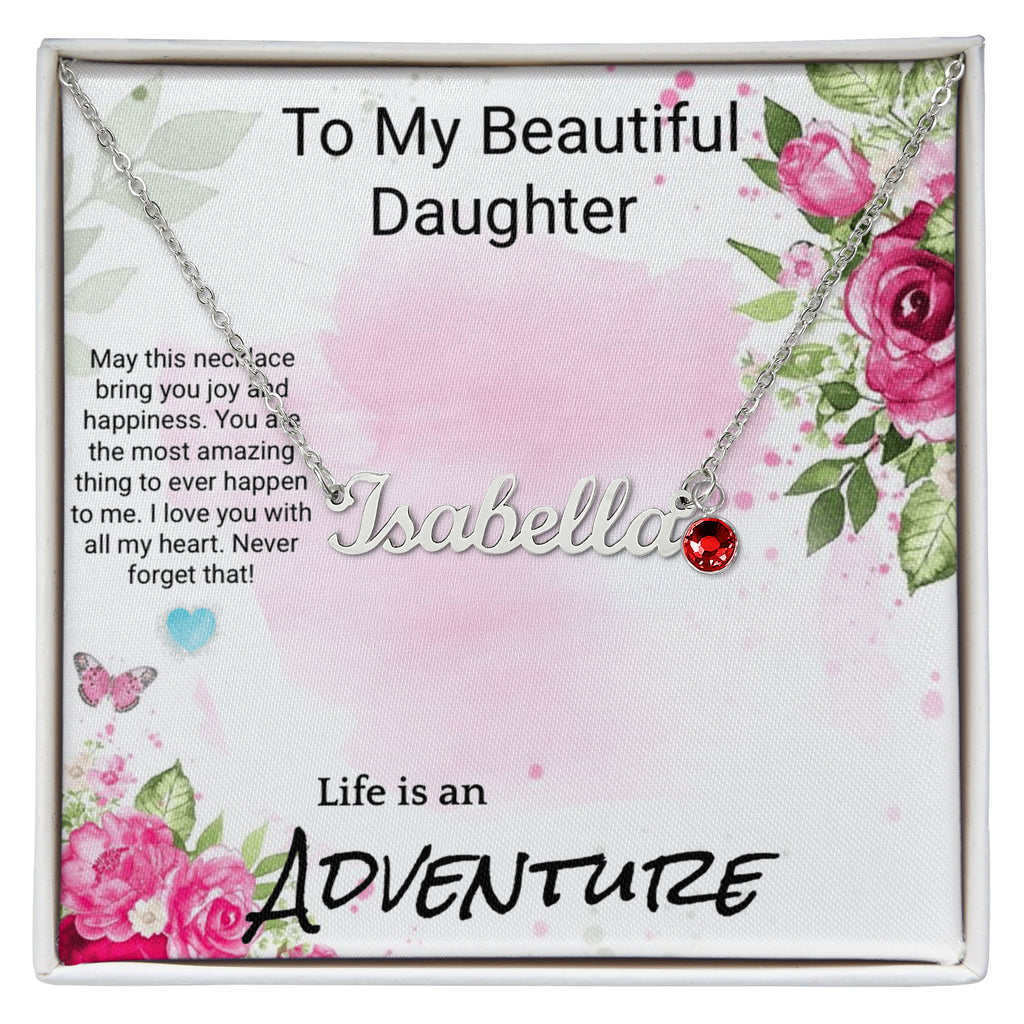 Custom To My Daughter Necklace