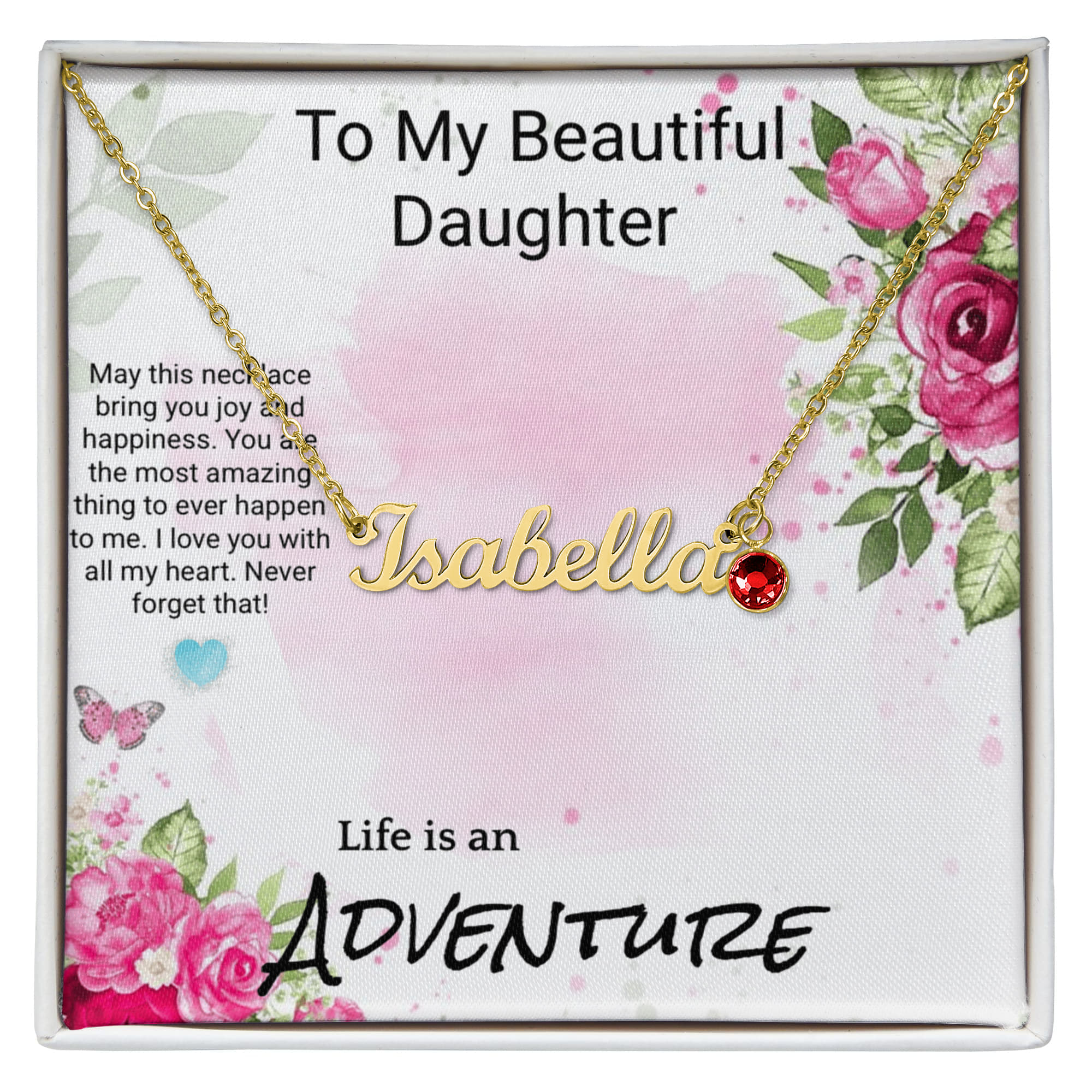 Custom To My Daughter Necklace