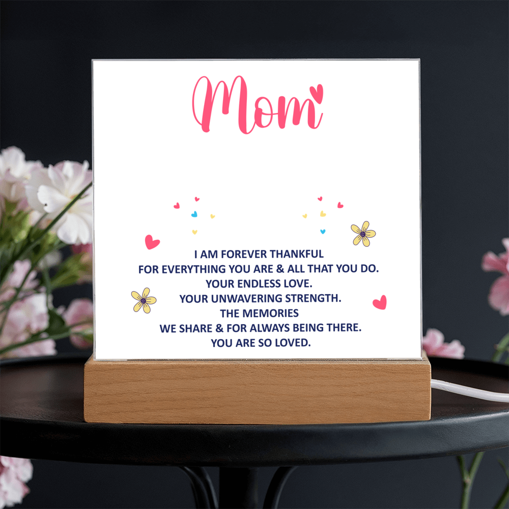 Keepsake Acrylic Bundle - mom - I am forever thankful